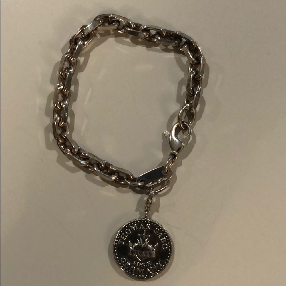 Thomas Sabo sterling silver charm bracelet.